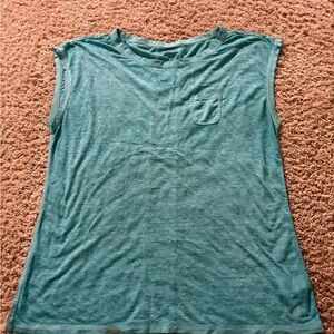 Talbots Teal Muscle Tee